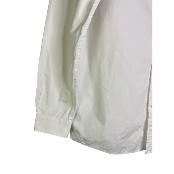 Vineyard Vines Whale Shirt Boy L/16 White Button Down Long Sleeve Classic Collar - Picture 5 of 10